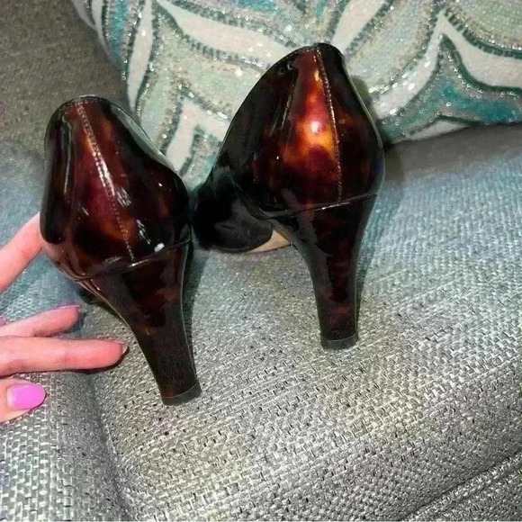 Stuart Weitzman 'Leopard' heels with open toe size 7.5N - Picture 5 of 7